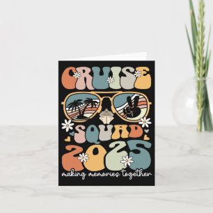 Cruise Squad 2025 Familjematchande grupp sommarlov Kort