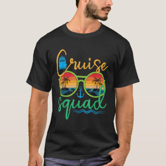 Cruise Squad 2025 Familjesemester Strand Matchande T Shirt