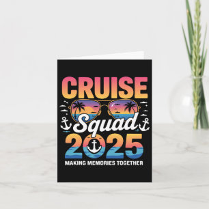 Cruise Squad 2025 Family Cruise Matching Summer Va Kort