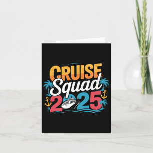 Cruise Squad 2025 Family Cruise Matching Summer Va Kort
