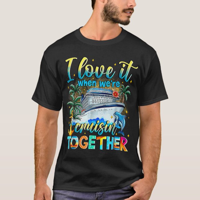 Cruise Squad 2025 Family Group Matching Summer T Shirt (Framsida)
