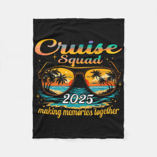 Cruise Squad 2025 Family Group Matching Summer Vac Fleecefilt