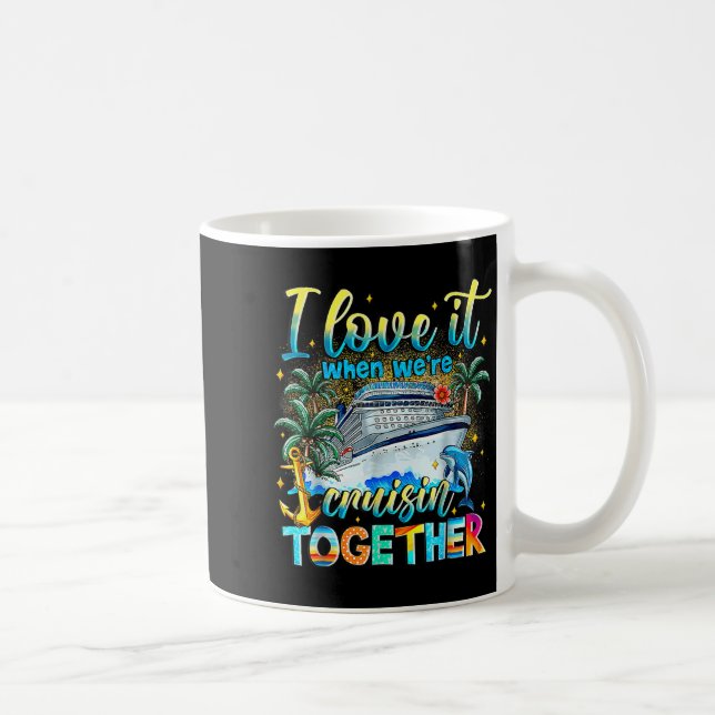 Cruise Squad 2025 Family Group Matching Summer Vac Kaffemugg (Höger)