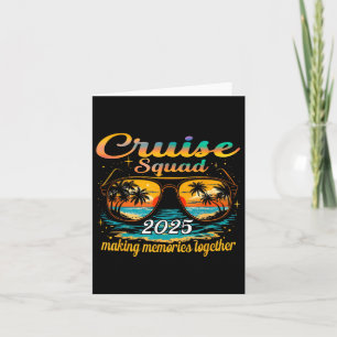 Cruise Squad 2025 Family Group Matching Summer Vac Kort