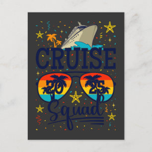 Cruise Squad 2025 Kryssningsresa Vykort
