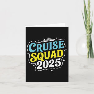 Cruise Squad 2025 Matching Family Group Summer Vac Kort