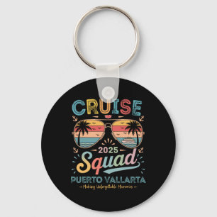 Cruise Squad 2025 Puerto Vallarta Familjgrupp Mat Nyckelring