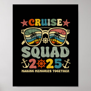 Cruise Squad 2025 Sommarlov Matchande Familj Poster