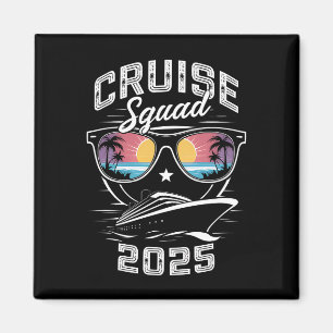 Cruise Squad 2025 Sommaruppehåll Matchande Familj Magnet