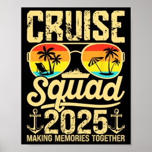 Cruise Squad 2025 Sommaruppehåll Matchande Familj Poster