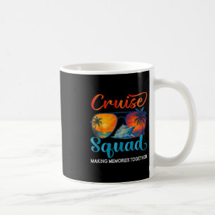 Cruise Squad 2025 Vänner Familj Semester Matchande Kaffemugg