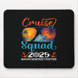 Cruise Squad 2025 Vänner Familj Semester Matchande Musmatta