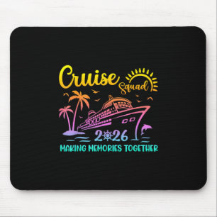 Cruise Squad 2026 Familj Vänner Semester Matchande Musmatta