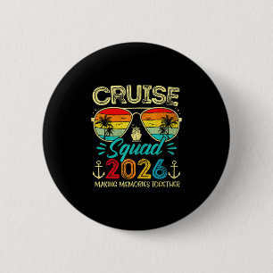 Cruise Squad 2026 Familjegrupp Matchande Sommarlov Knapp