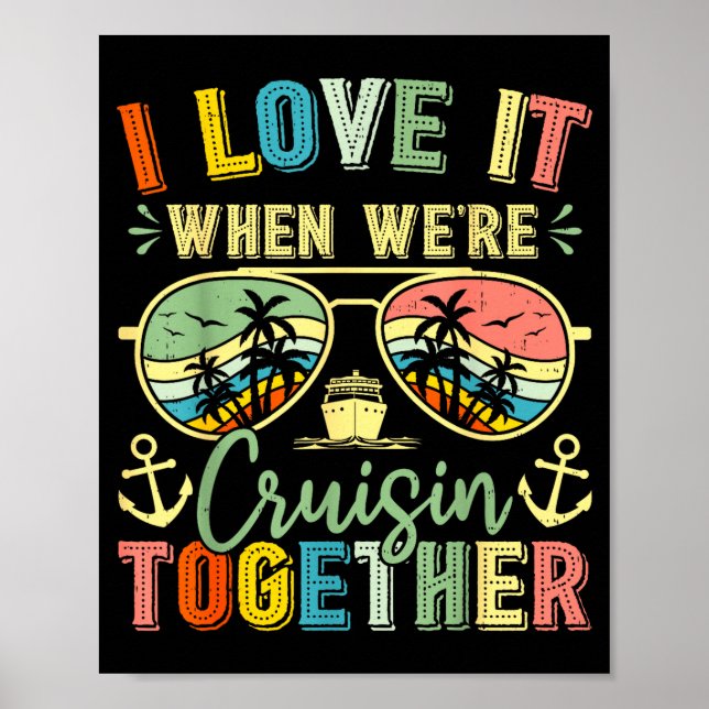 Cruise Squad 2026 Family Group Matching Summer Vac Poster (Framsidan)