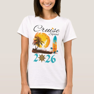 Cruise Squad 2026 Family Vacation T Shirt