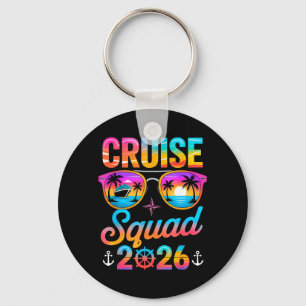 Cruise Squad 2026 Sommarfamilj Matchande resa Nyckelring