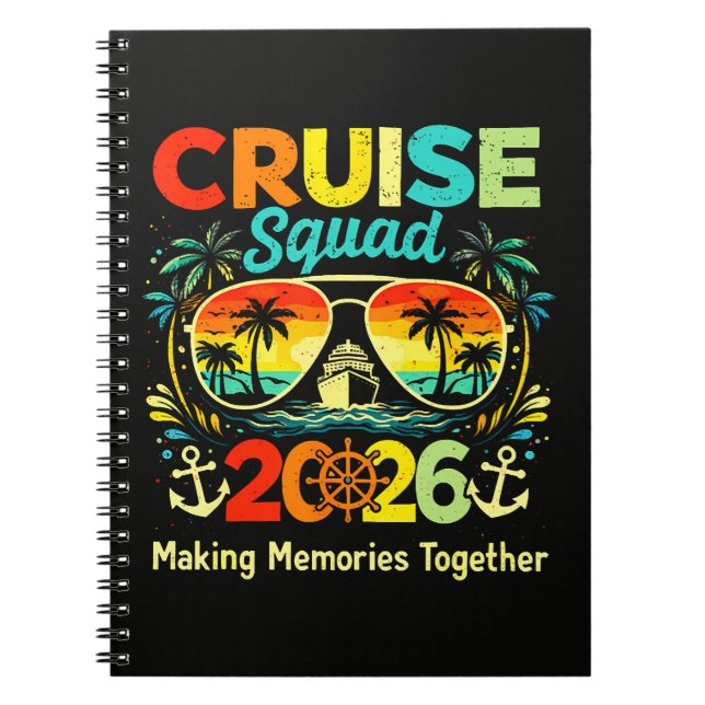 Cruise Squad 2026 Sommarlov Anteckningsbok (Framsidan)