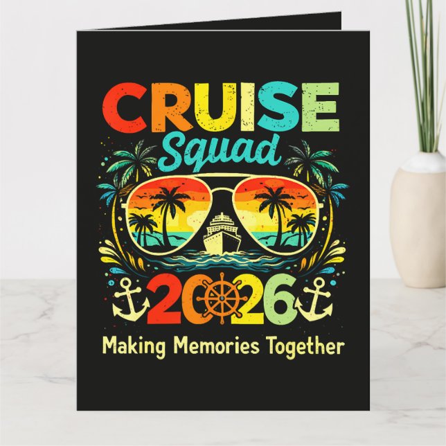 Cruise Squad 2026 Sommarlov Kort (Framsida)