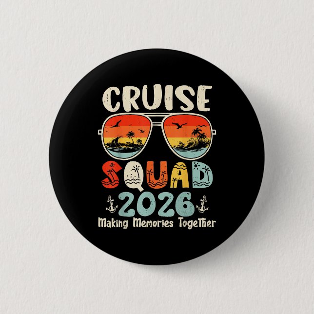 Cruise Squad 2026 Sommaruppehåll Matchande Familj  Knapp (Framsida)
