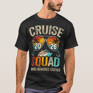 Cruise Squad 2026 Sommaruppehåll Matchande Familj T Shirt