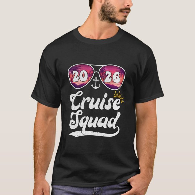 Cruise Squad 2026 Trip Vacation Family Matching Gr T Shirt (Framsida)