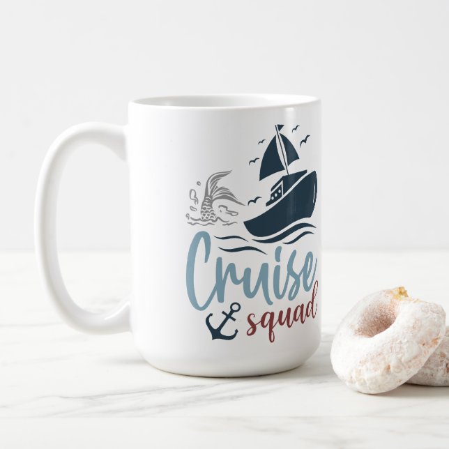 Cruise Squad Äventyr Kaffemugg (Med munk)