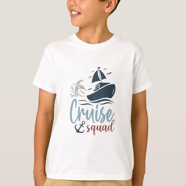Cruise Squad Children's T Shirt (Framsida)