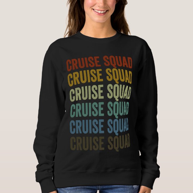 Cruise Squad Cruise Vacation Cruise Boat T Shirt (Framsida)