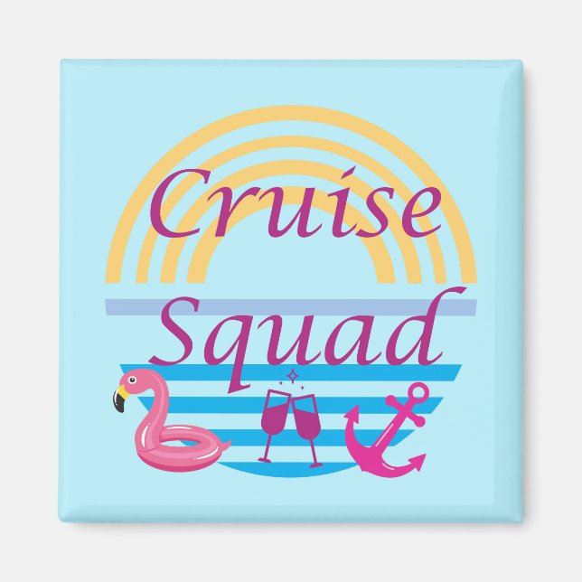 Cruise Squad-dörr Magnet (Framsidan)