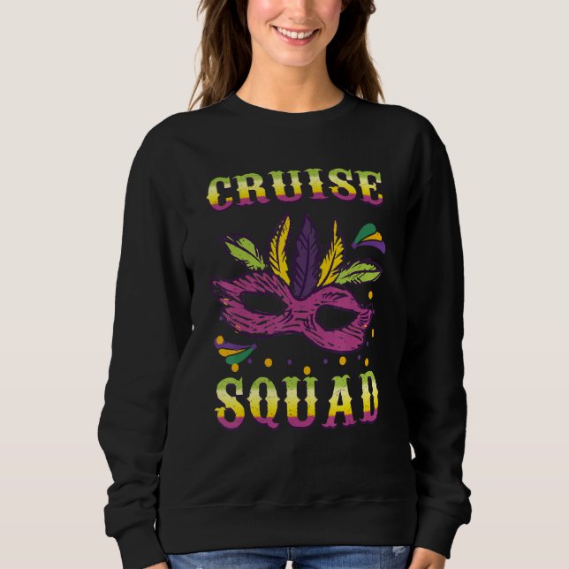 Cruise Squad Mask Masquerafestival Parad Mardi T Shirt (Framsida)