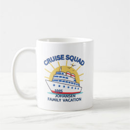 Cruise Squad Matching Family Cruise Kaffemugg