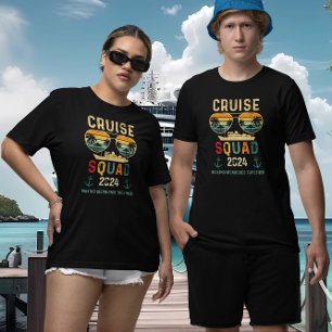 Cruise Squad Retro Skapa Minnen Familj Grupport T Shirt