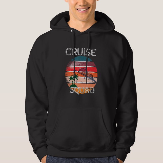 Cruise Squad with Coconut tree Hoodie (Framsida)