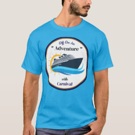 Cruise T.Shirt for Carnival Äventyr kryssning T Shirt