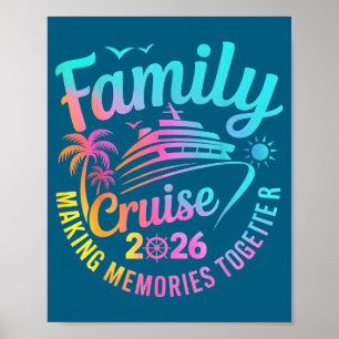 Cruise trupp 2026 sommarlov matchande familj poster