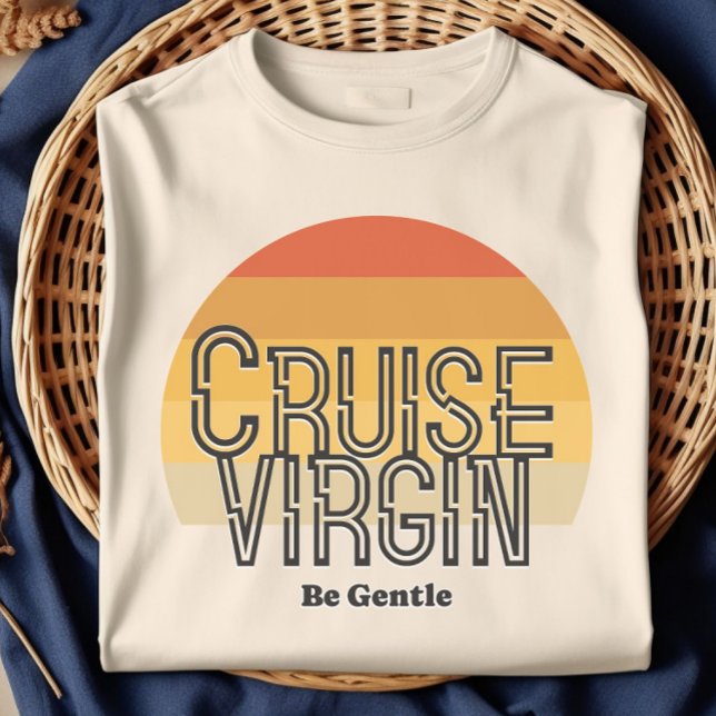Cruise Virgin Retro Solnedgång T-shirt (Skapare uppladdad)