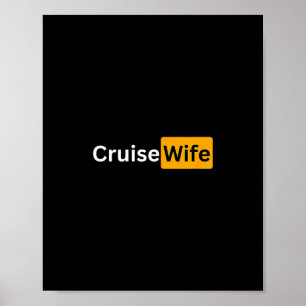 Cruise Wife - Y kryssningspresenter för avresa Poster