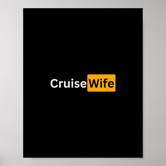 Cruise Wife - Y kryssningspresenter för avresa  Poster (Framsidan)