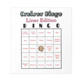Cruiser's Bingo Liner Edition Anteckningsblock