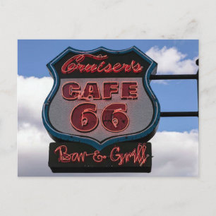 Cruisers Cafe 66 Pub och Grill i Williams, Az. Vykort