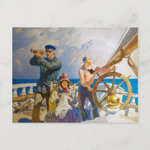 Cruises, 1937 av Newell Convers Wyeth Vykort