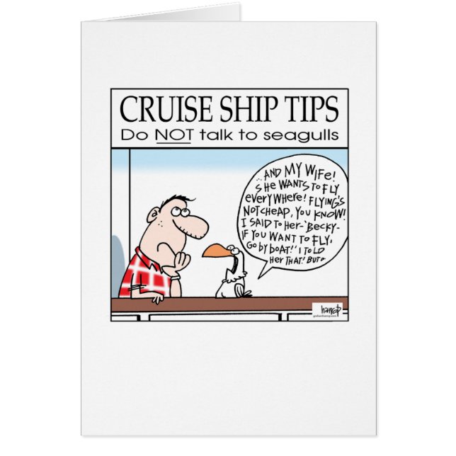 CruiseShipTips Hälsningskort (Framsidan)