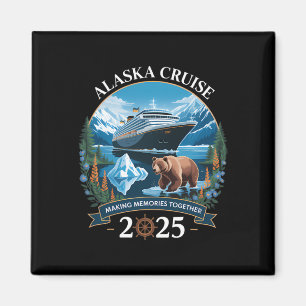 Cruisin Alaska 2025 Familj Alaska Kryssning Rolig Magnet