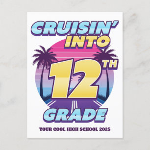 Cruisin" Back to school 12:e Klass Helg Vykort