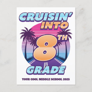 Cruisin" Back to school 8:e Klass Helg Vykort