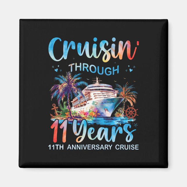 Cruisin genom 11 år 11-årsjubileumskryssning T Magnet (Framsidan)