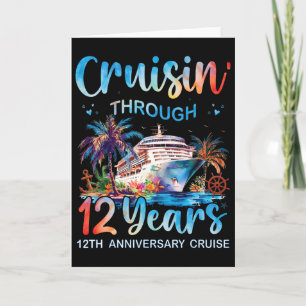 Cruisin genom 12 år 12-årsjubileumskryssning T Kort