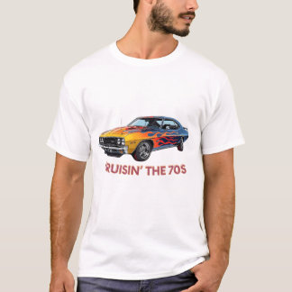 Cruisin" i 70-talets Retro Muscle Car T-Shirt