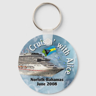 Cruisin med Alice Keychain Nyckelring